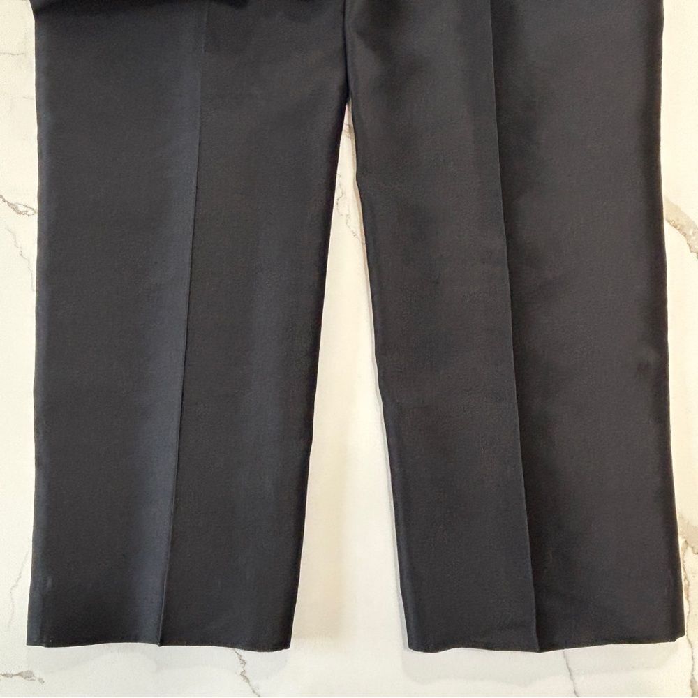 Talbots | Pure Silk Women’s Black Lined Dress Pants - Picture 11 of 14